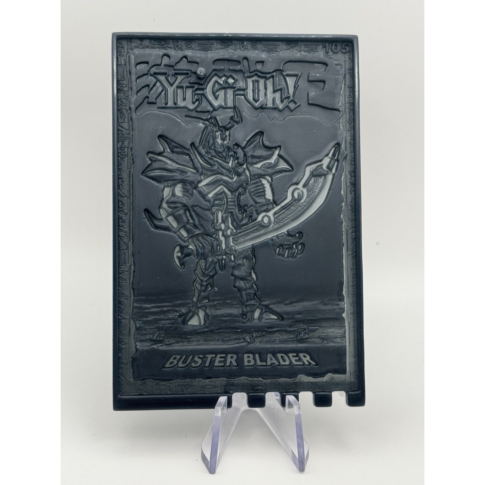 Lot of 3 vintage Mattel Yu-Gi-Oh! hard plastic Holo-Tile figure stands. - Picture 5 of 6